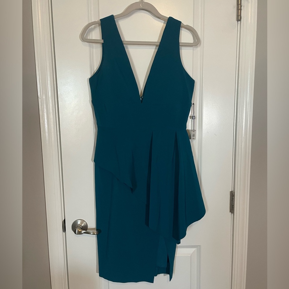 Laundry by Shelli Segal asymmetrical dress.